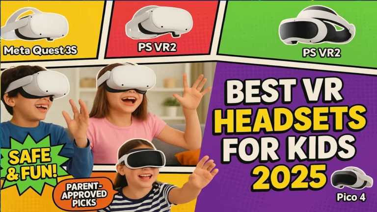 Virtual Reality Headset for kids using VR in a safe environment